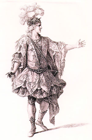 Schwarzenberg collection of
                              theatralia and theatre repertoir, costume
                              design,middle 18th century.