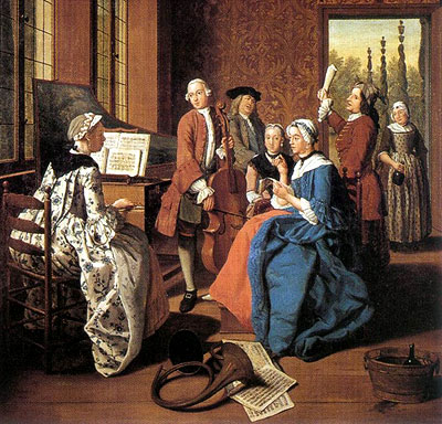 Horemans, Jan Jozef II, Concert in an Interior, 1764, Rockox House, Antwerp
